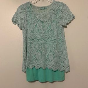 Maurices Lace Top blouse